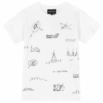 Boys White Logo T-Shirt