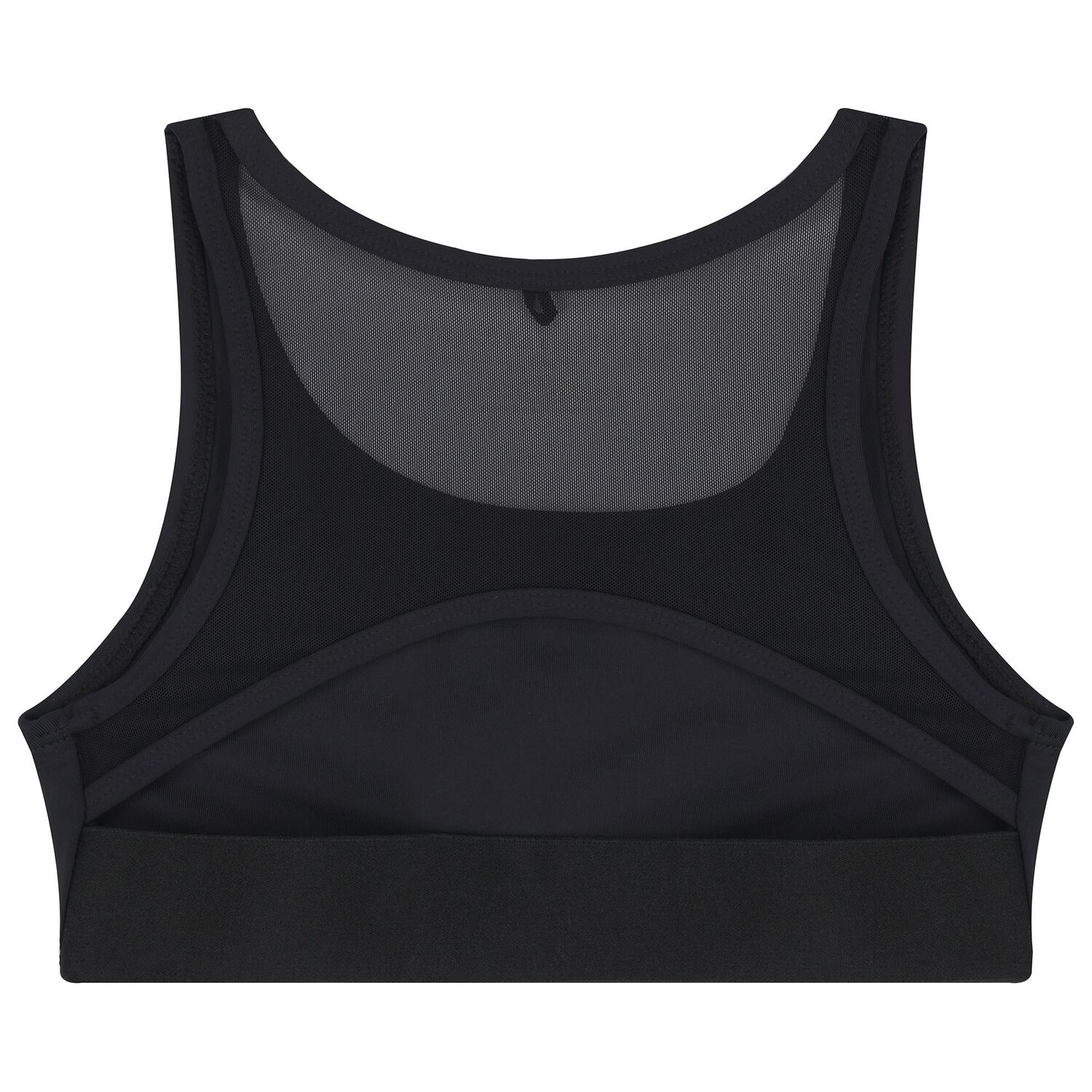 بلوزة بناتية بدون أكمام بشعار وشفاه سوداء, 1, hi-res