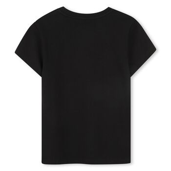 Girls Black Logo T-Shirt