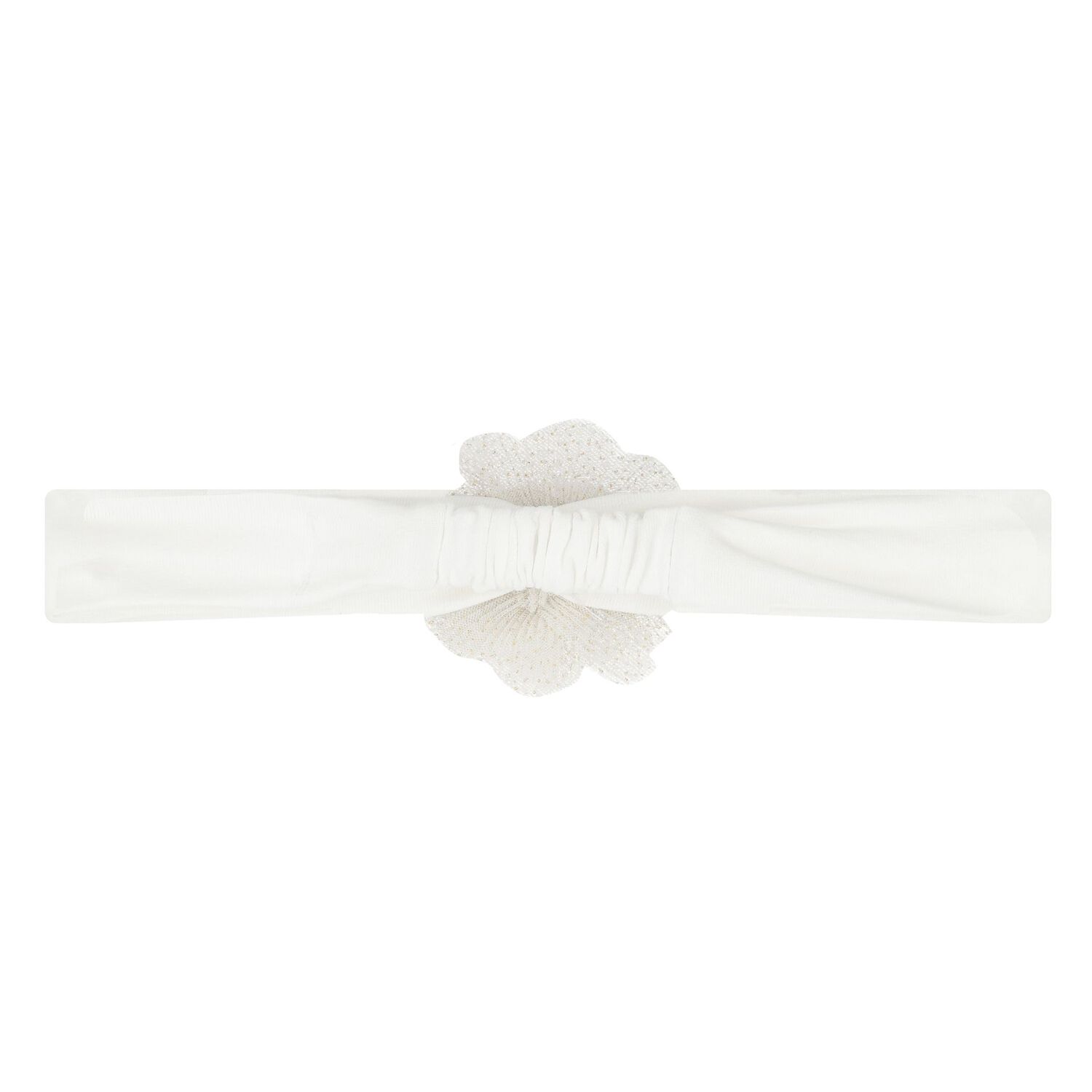 طقم فستان بودي سوت  ورابطة رأس  باللون الأبيض للبنات, 2, hi-res image number null