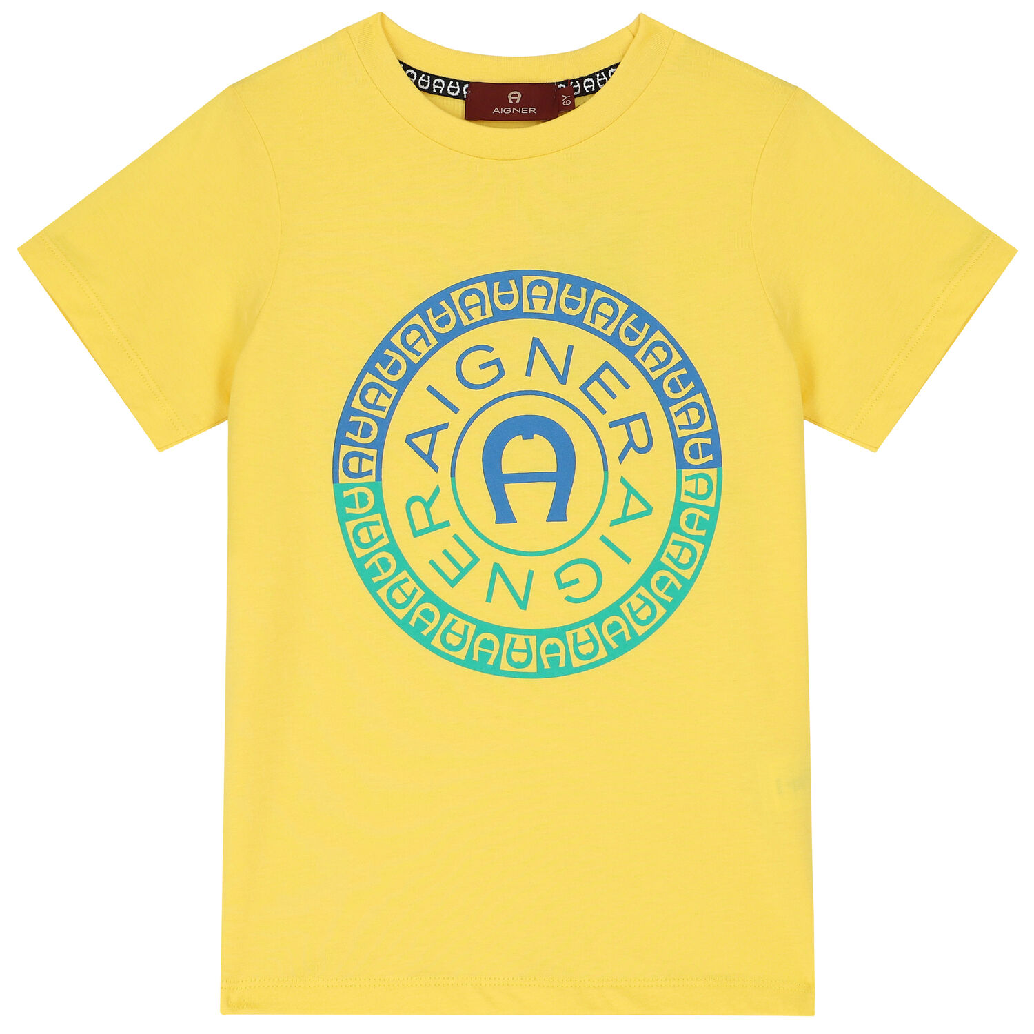 Boys Yellow Logo T-Shirt, 3, hi-res image number null