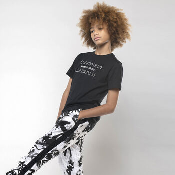 Boys Black Logo T-Shirt
