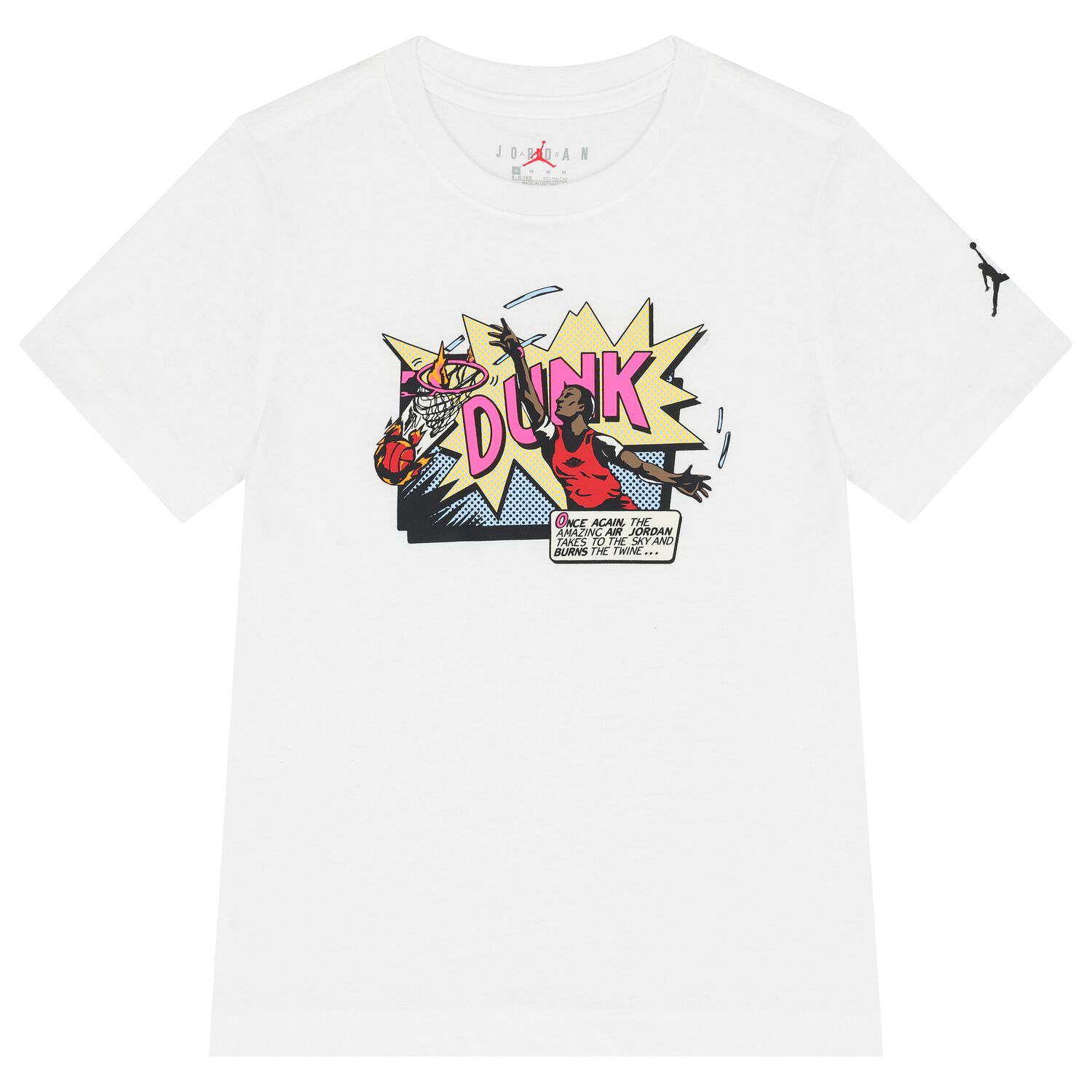 White Air Jordan Comics T-Shirt, 1, hi-res
