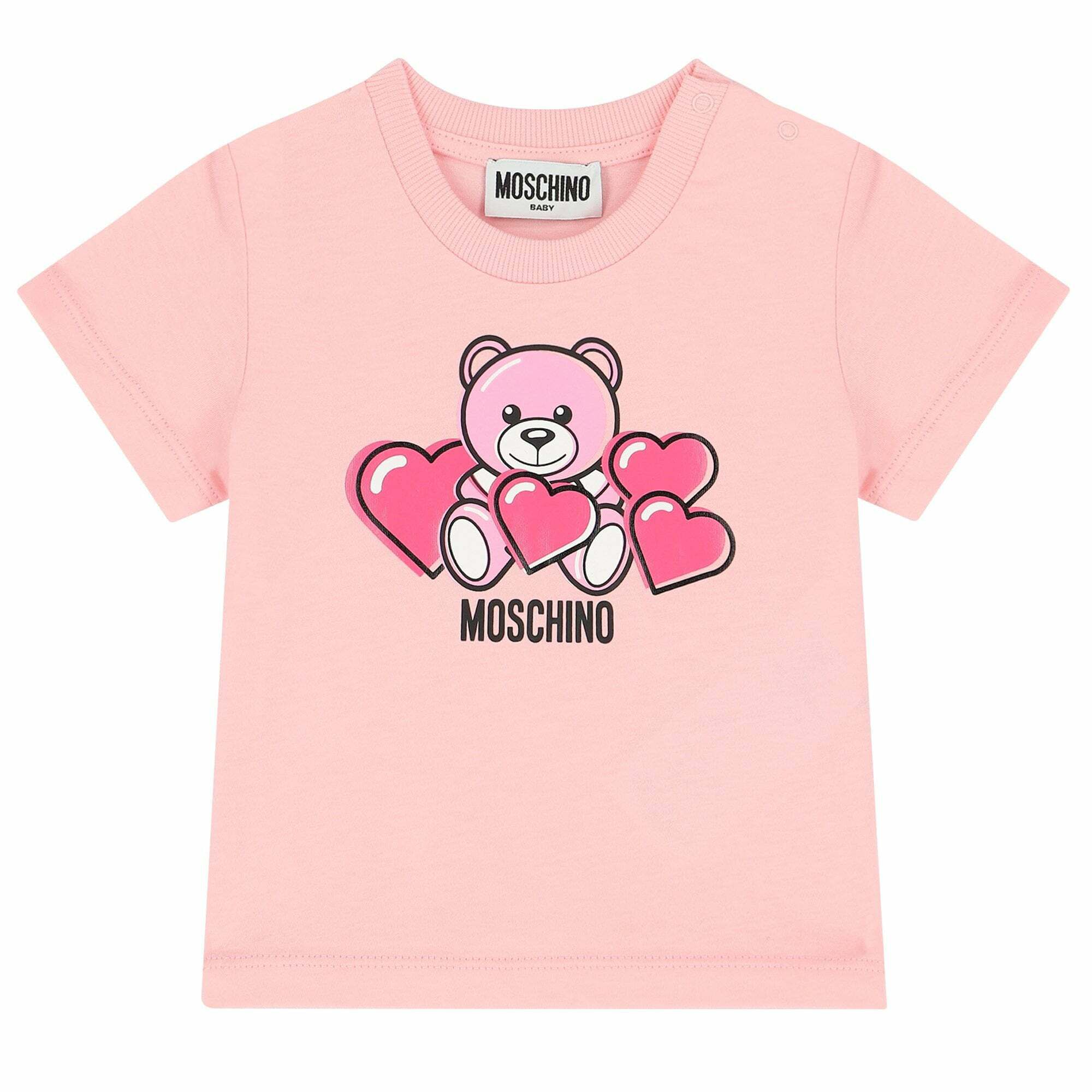 moschino pink tshirt