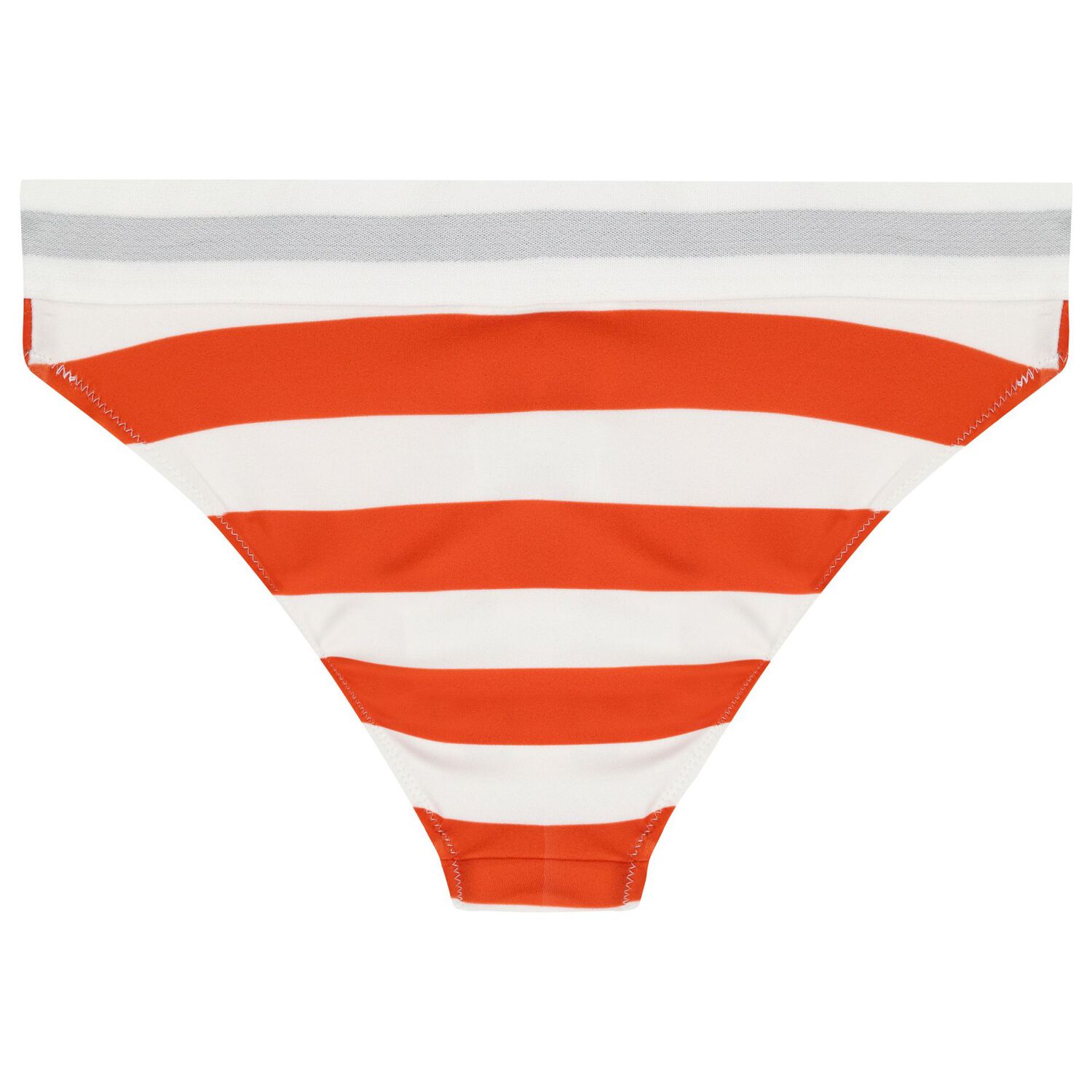 Girls Orange Striped Bikini, 1, hi-res image number null