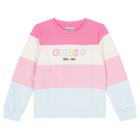 Girls Pink Logo Sweatshirt, 1, hi-res