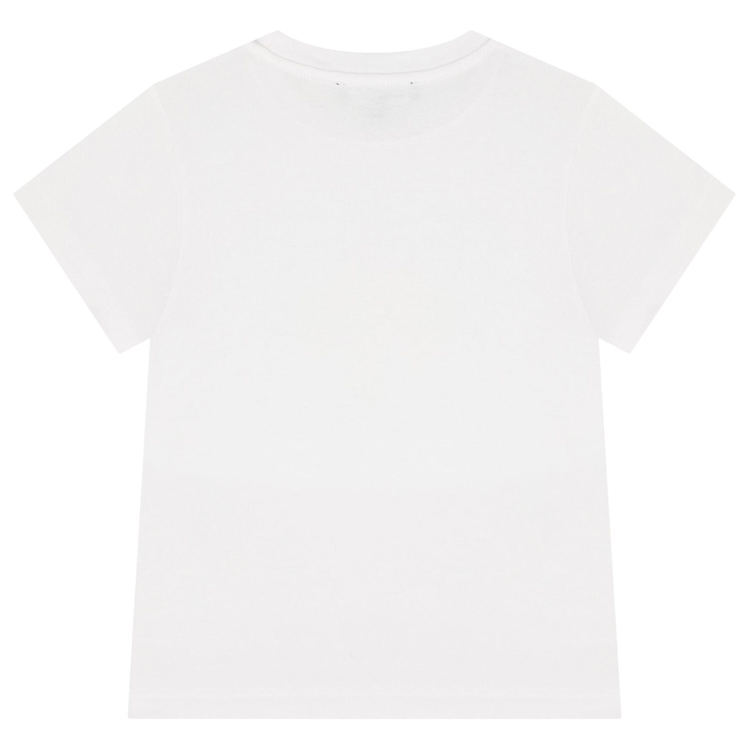 تي شيرت أبيض بشعار على شكل قلب للبنات, 1, hi-res image number null