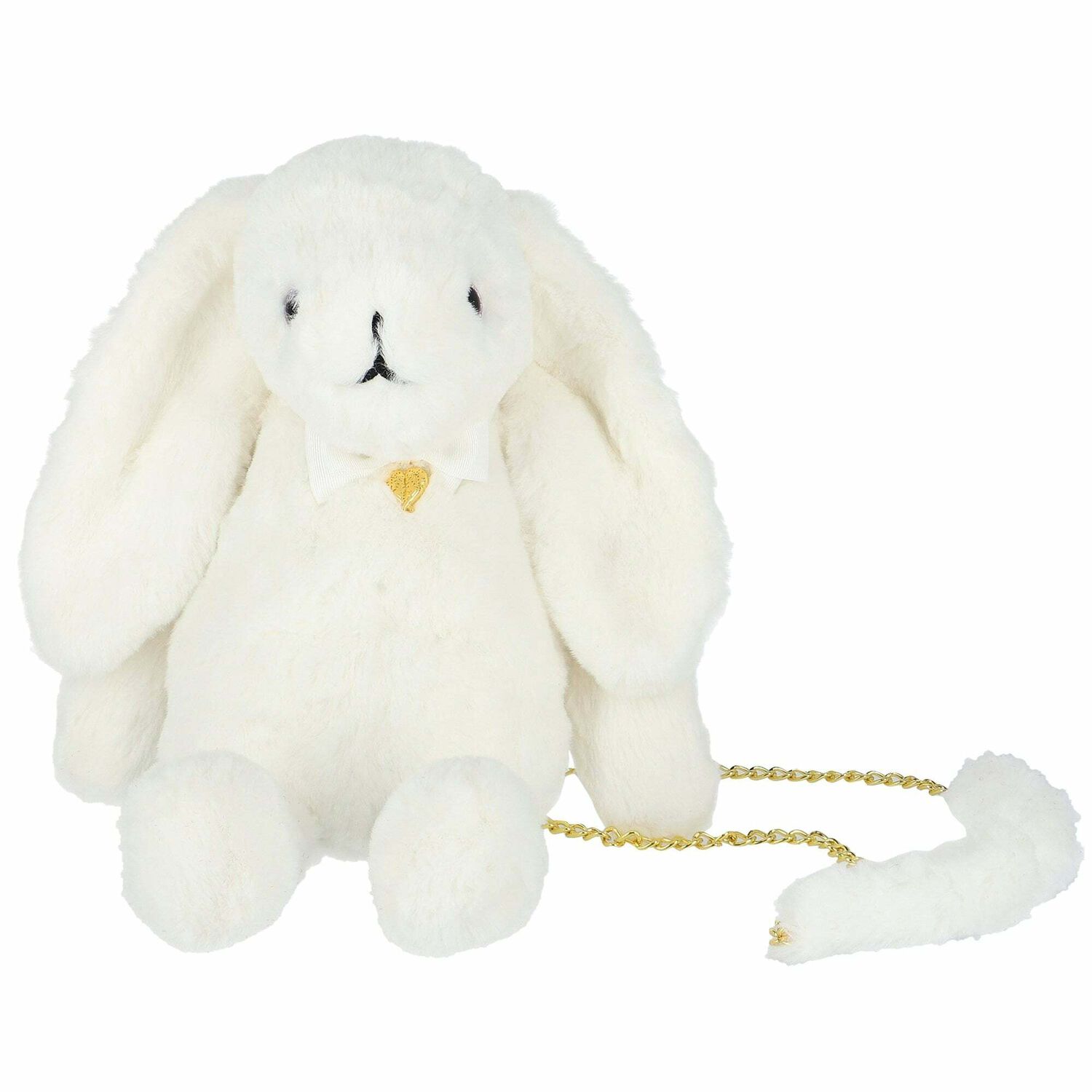 Girls White Bunny Bag, 1, hi-res image number null