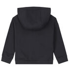 سويت شيرت بالشعار باللون الرمادي للبنات, 1, hi-res