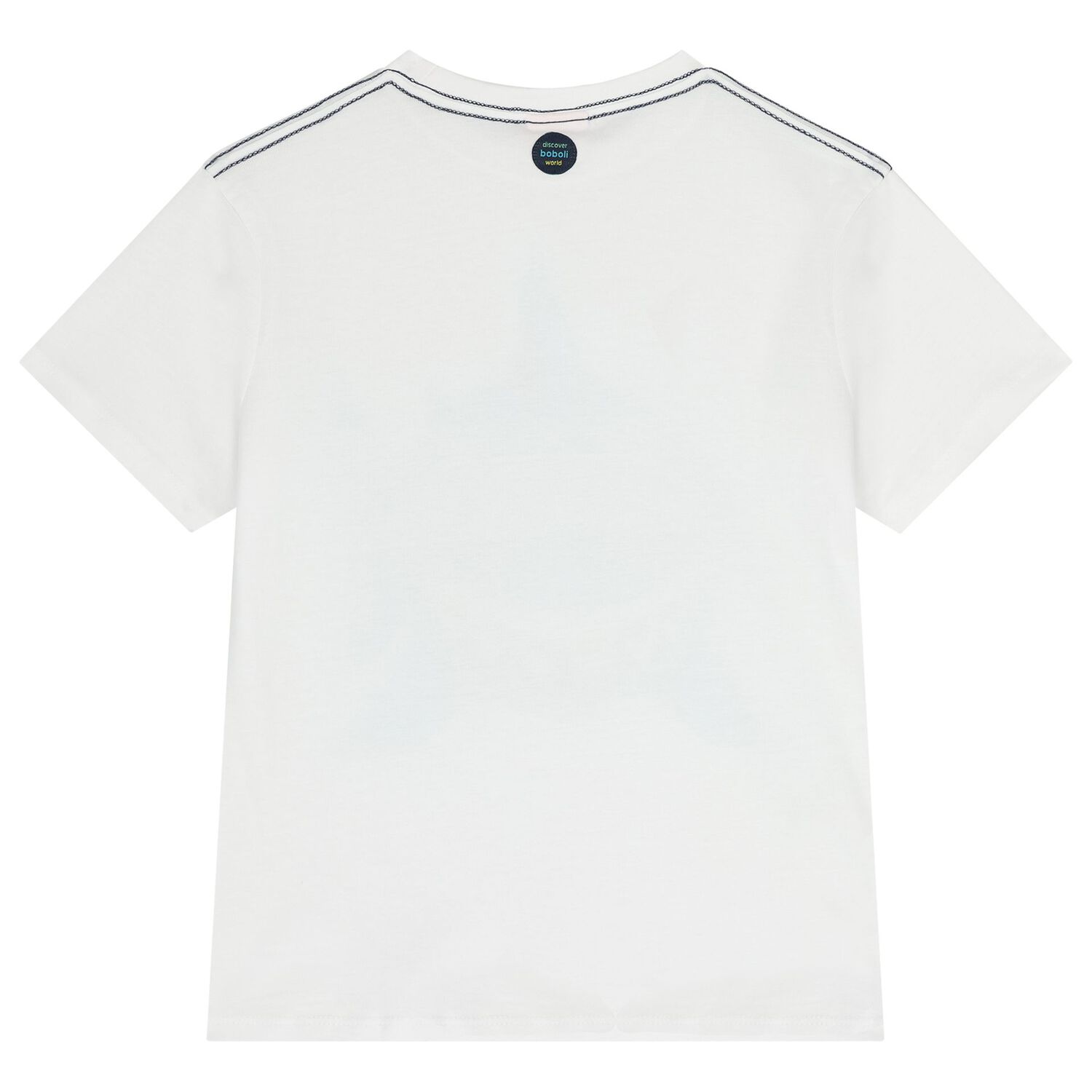 Boys White Shark T-Shirt, 1, hi-res