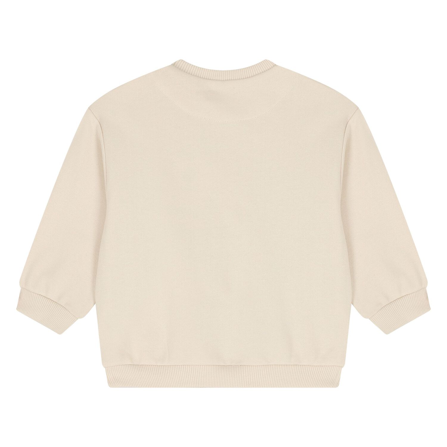 Younger Boys Beige Dogs Sweatshirt, 1, hi-res