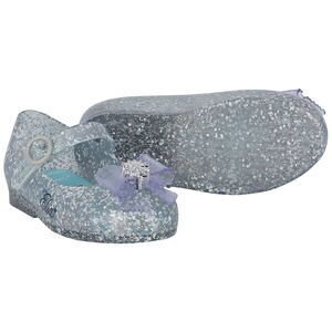 Younger Girls Blue Elsa Jelly Shoes