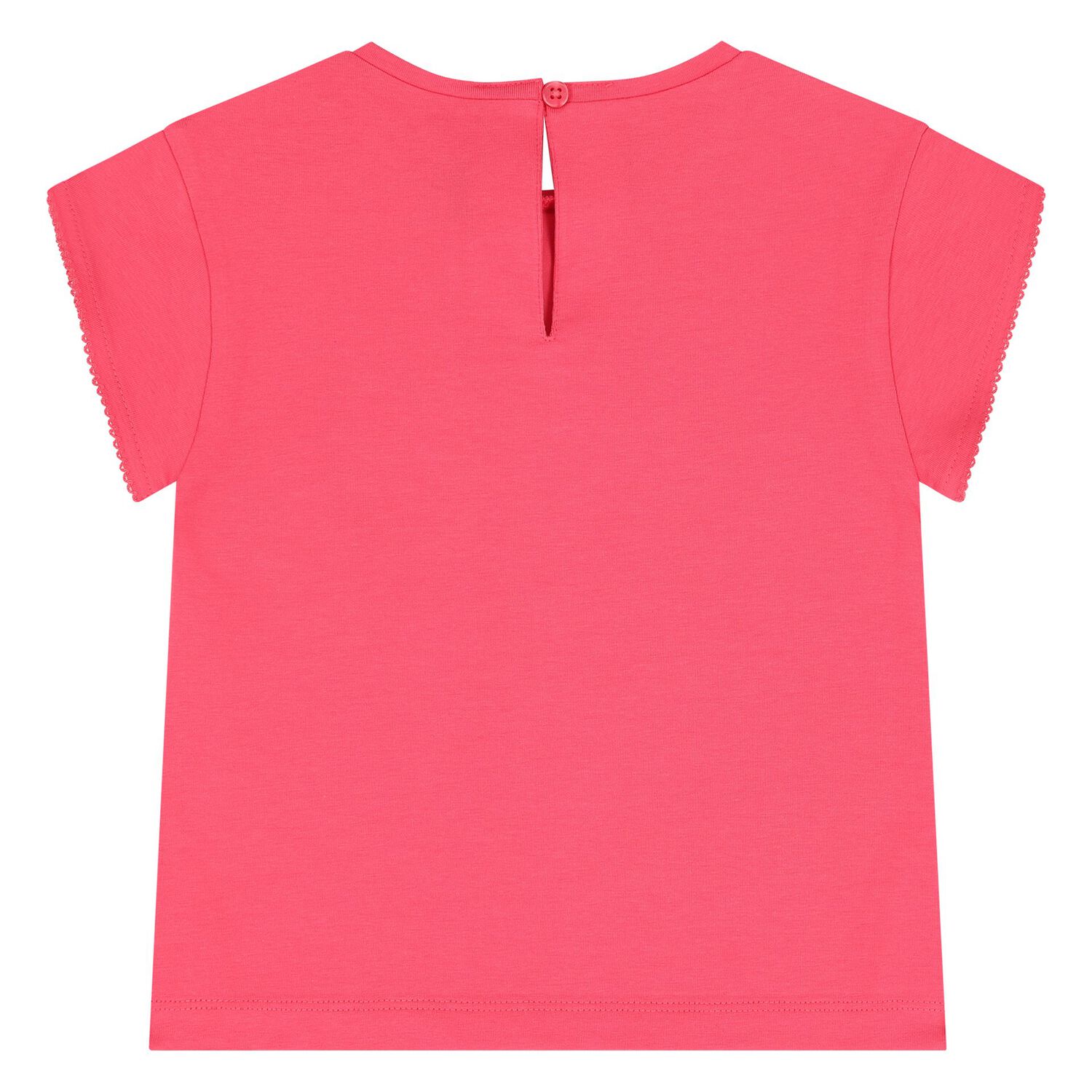 Younger Girls Pink Fruits T-Shirt, 1, hi-res