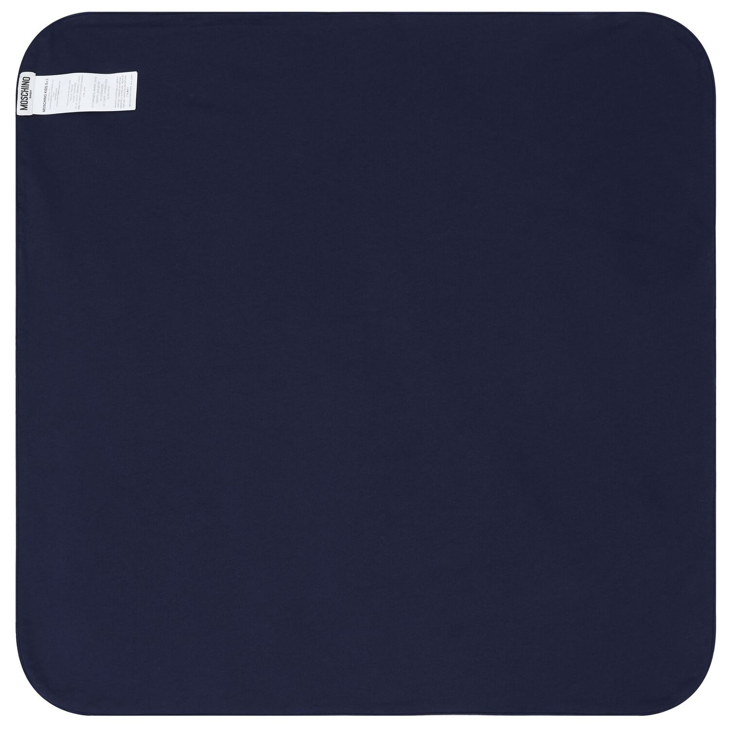 Navy Blue Teddy Bear Logo Baby Blanket, 2, hi-res