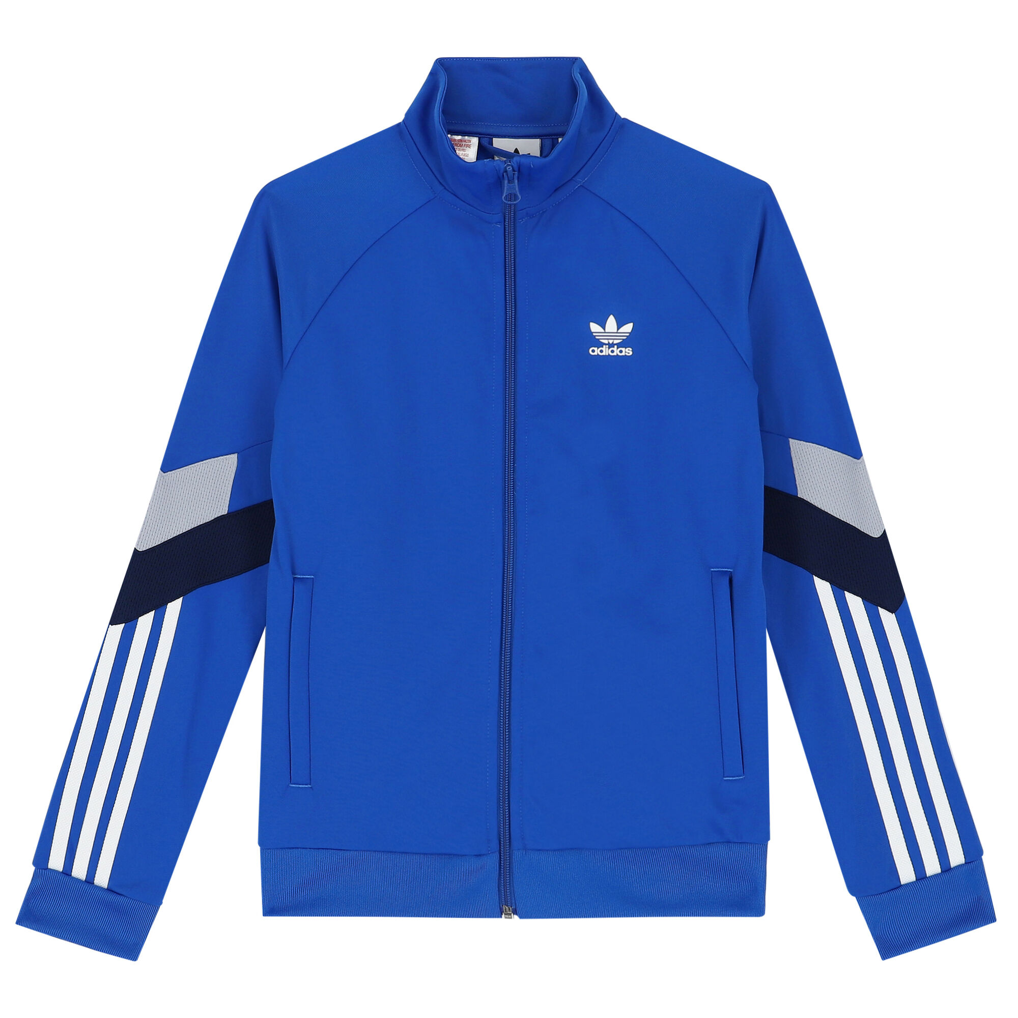 adidas Originals Blue Logo Zip Up Top Junior Couture USA