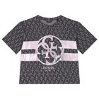 Girls Grey Logo T-Shirt, 1, hi-res