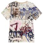 Boys Beige Logo T-Shirt, 3, hi-res