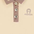 Younger Girls Beige Logo Polo Dress, 2, hi-res