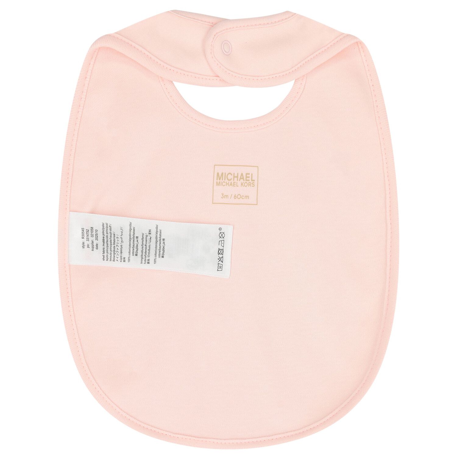 Baby Girls Pink Logo Babygrow Gift Set, 2, hi-res