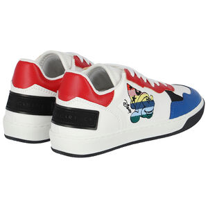 White Mickey Mouse Trainers