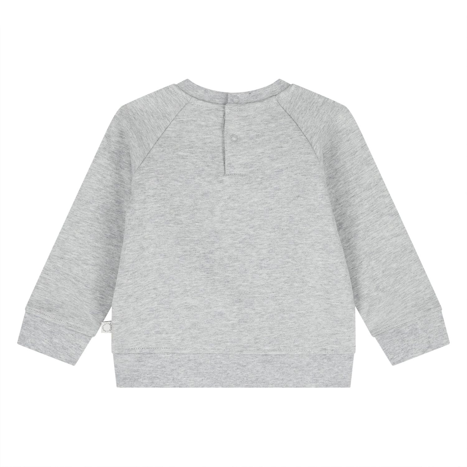 Younger Boys Grey Logo Sweatshirt, 1, hi-res