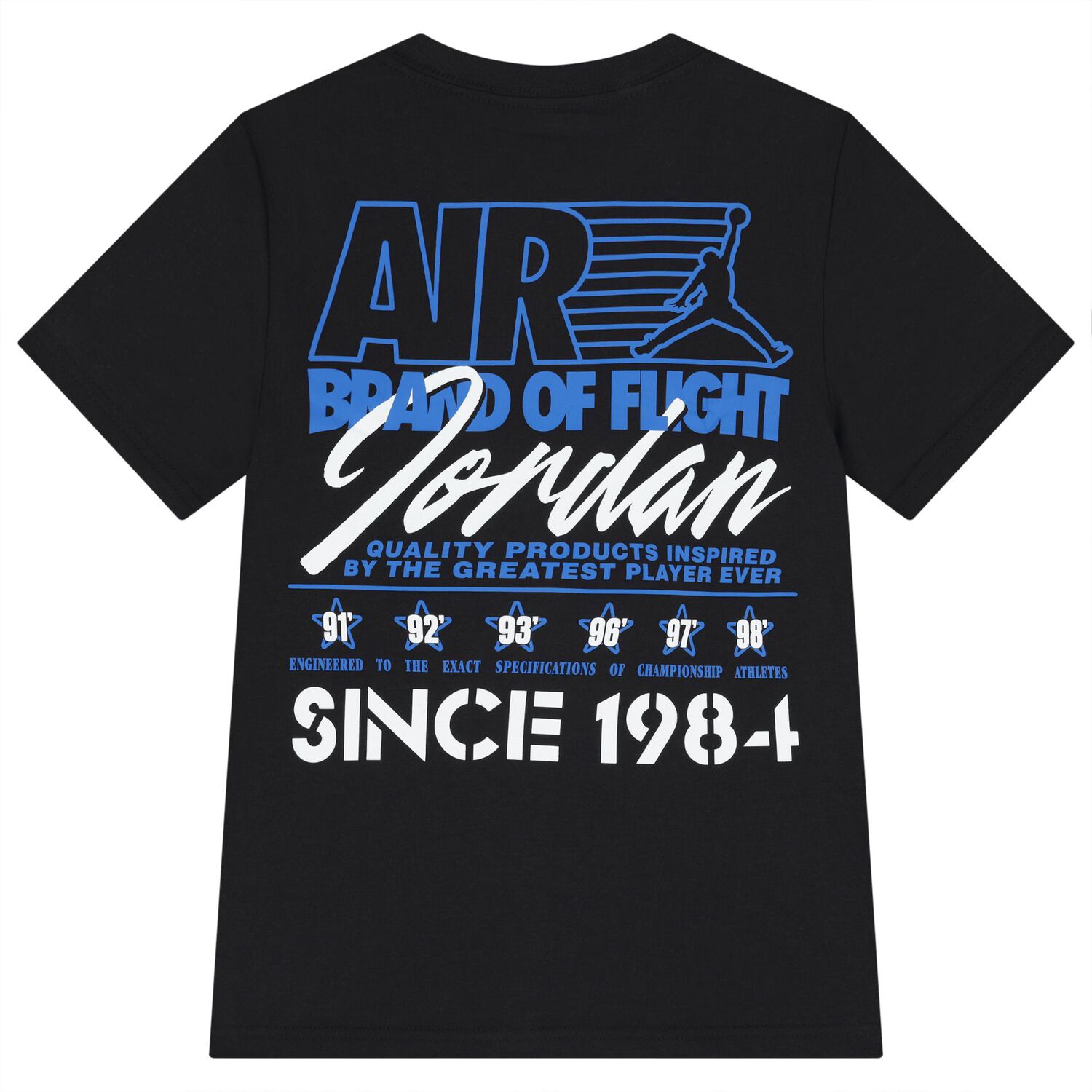 Boys Black Jordan Logo T-Shirt, 2, hi-res
