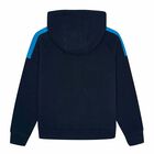Boys Navy & White Logo Zip Up Top, 1, hi-res