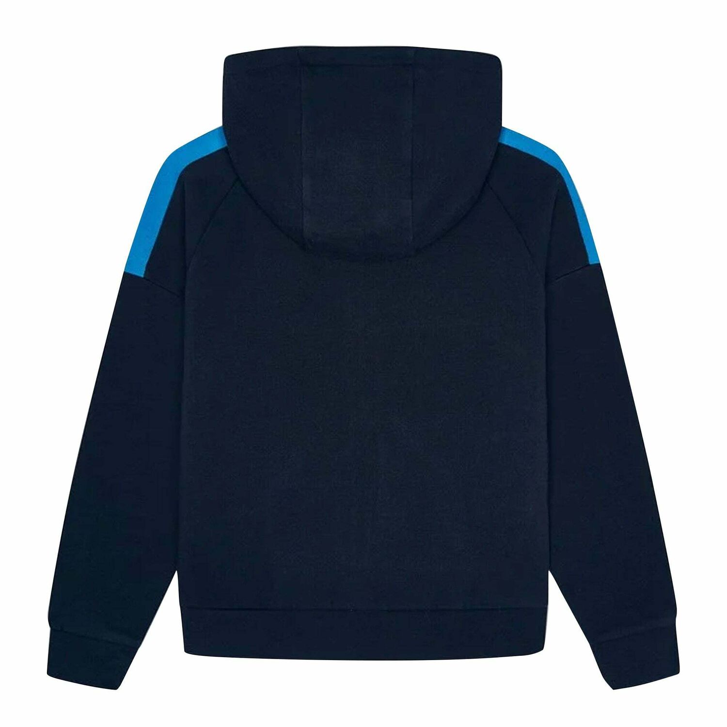 Boys Navy & White Logo Zip Up Top, 1, hi-res