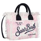 Girls White & Pink Jungle Logo Tote Bag, 1, hi-res
