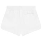 Girls White & Pink Shorts, 1, hi-res