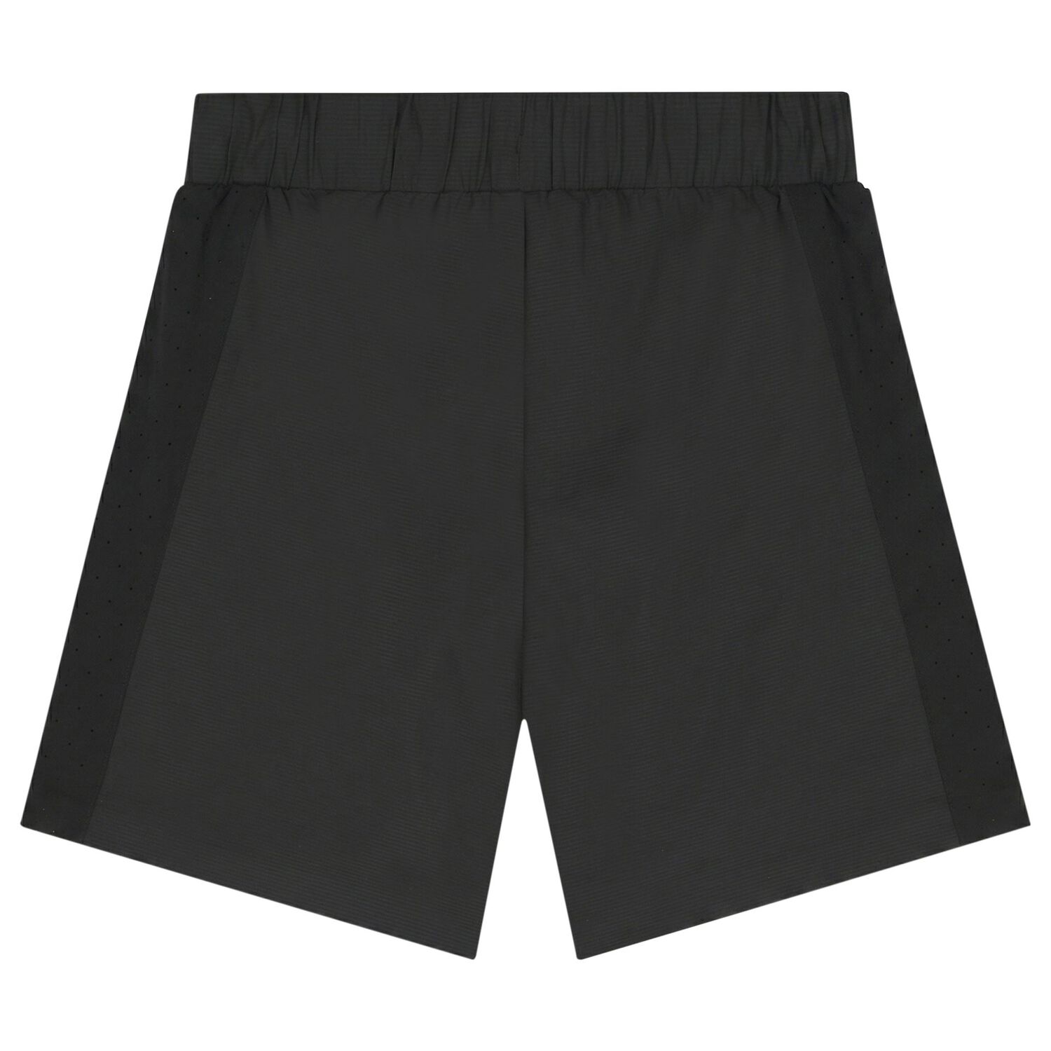 Boys Black Logo Shorts, 1, hi-res