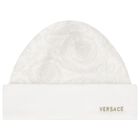 Ivory & Beige Barocco Logo Baby Gift Set, 1, hi-res