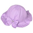 Younger Girls Lilac Bow Hat, 1, hi-res