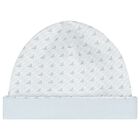 Baby Boys Blue Logo Babygrow Set, 3, hi-res