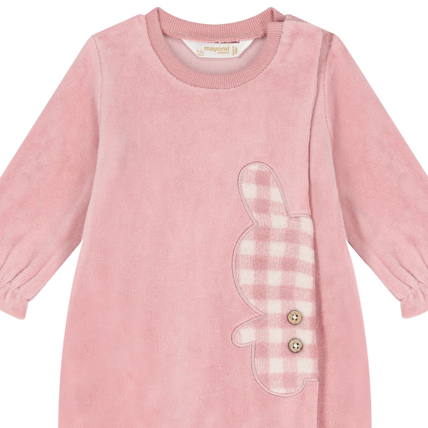 Baby Girls Ivory & Pink Babygrows ( 2-Pack ), 1, hi-res