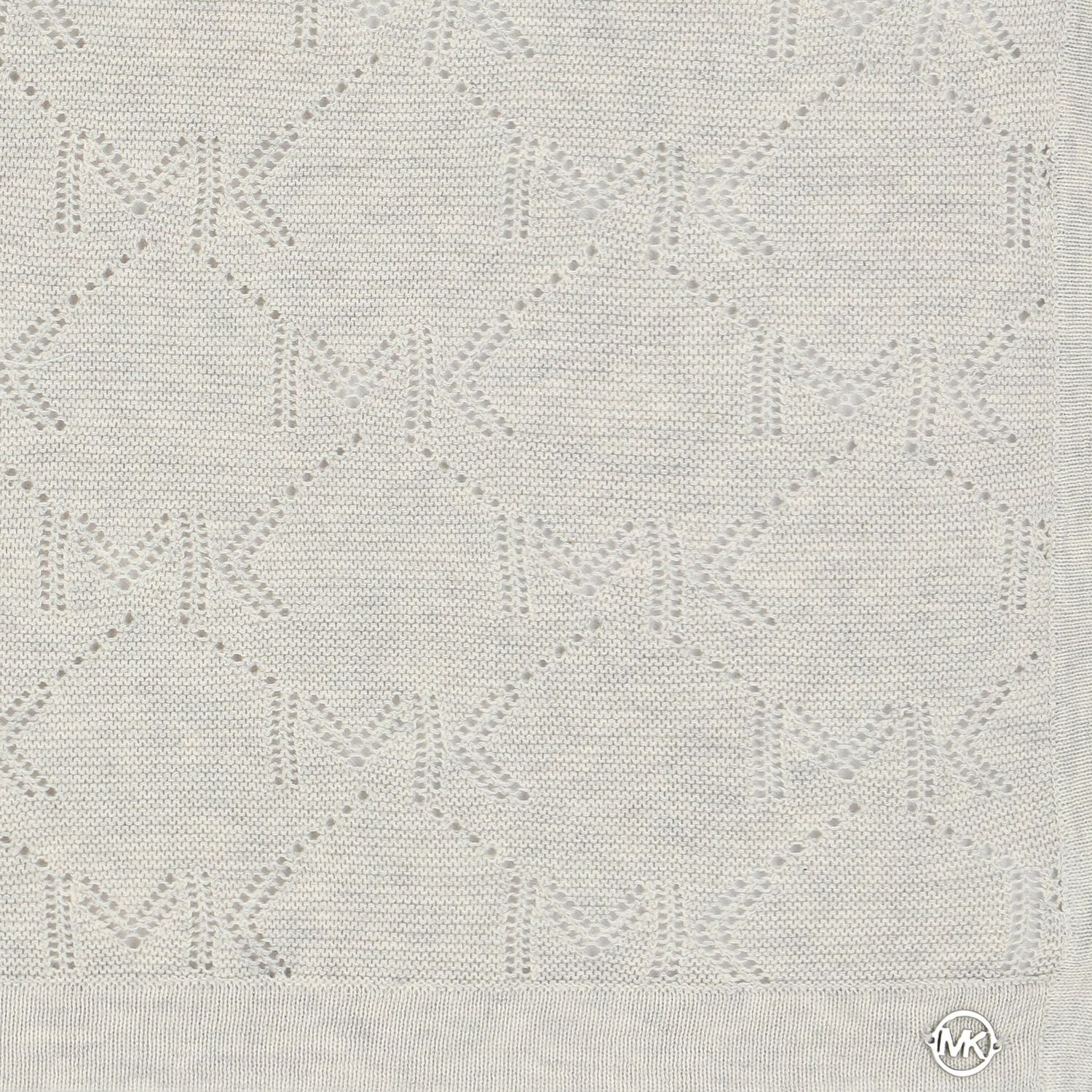 Grey Logo Knitted Baby Blanket, 1, hi-res image number null