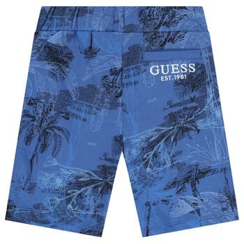 Boys Blue Logo Shorts