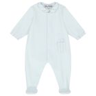 Baby Boys Blue Babygrow, 2, hi-res
