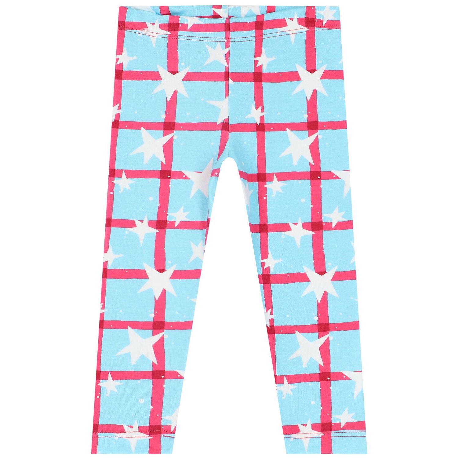 Girls Pink & Blue Star Leggings Set, 1, hi-res image number null