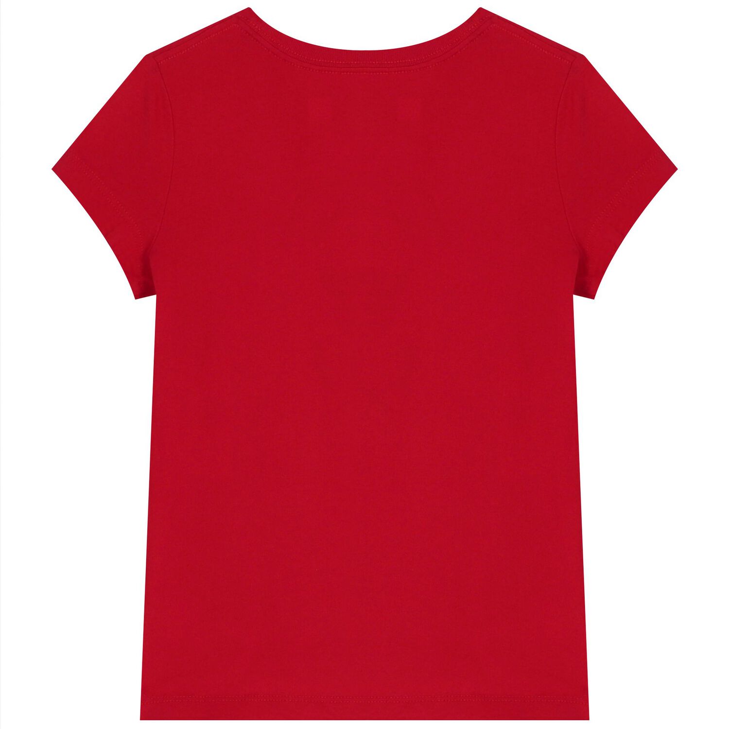 Girls Red Polo Bear T-Shirt, 1, hi-res image number null