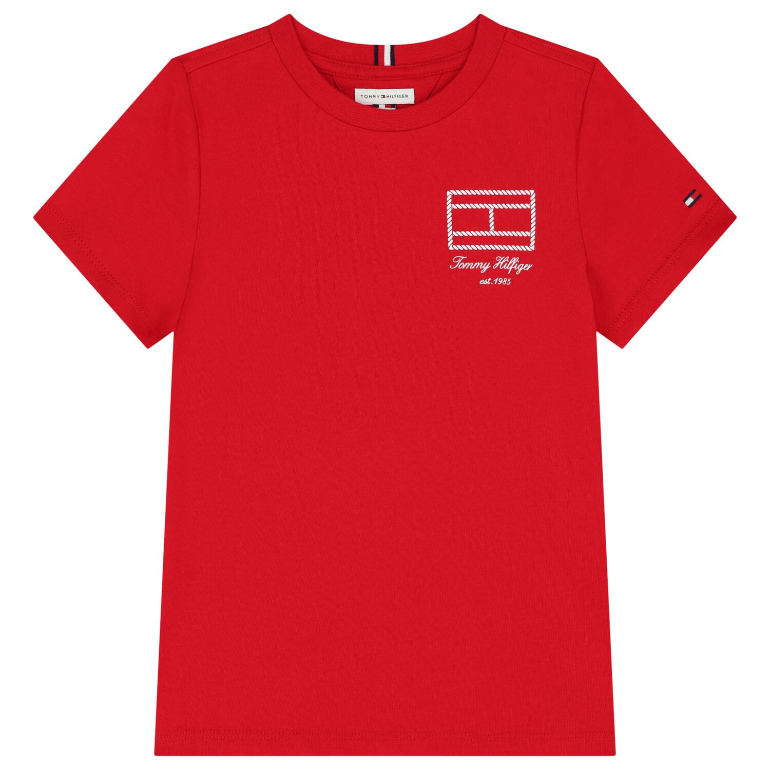 Boys Red Logo T-Shirt, 2, hi-res