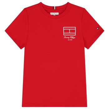 Boys Red Logo T-Shirt