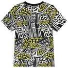 Boys Multi-Coloured Logo T-Shirt, 3, hi-res