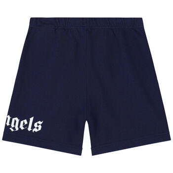 Navy Logo Shorts