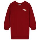 فستان جمبر بشعار أحمر للبنات, 1, hi-res