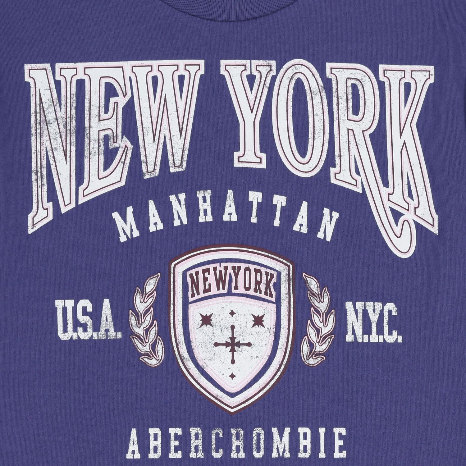 تي شيرت بنات بالشعار باللون البنفسجي, 2, hi-res