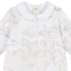 White & Beige Geo Map Babygrow Gift Set, 1, hi-res