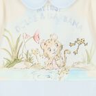 Baby Boys Ivory & Blue Leopard Babygrow Gift Set, 1, hi-res
