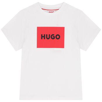 Boys White Logo T-Shirt 
