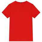 Boys Red Logo T-Shirt, 2, hi-res